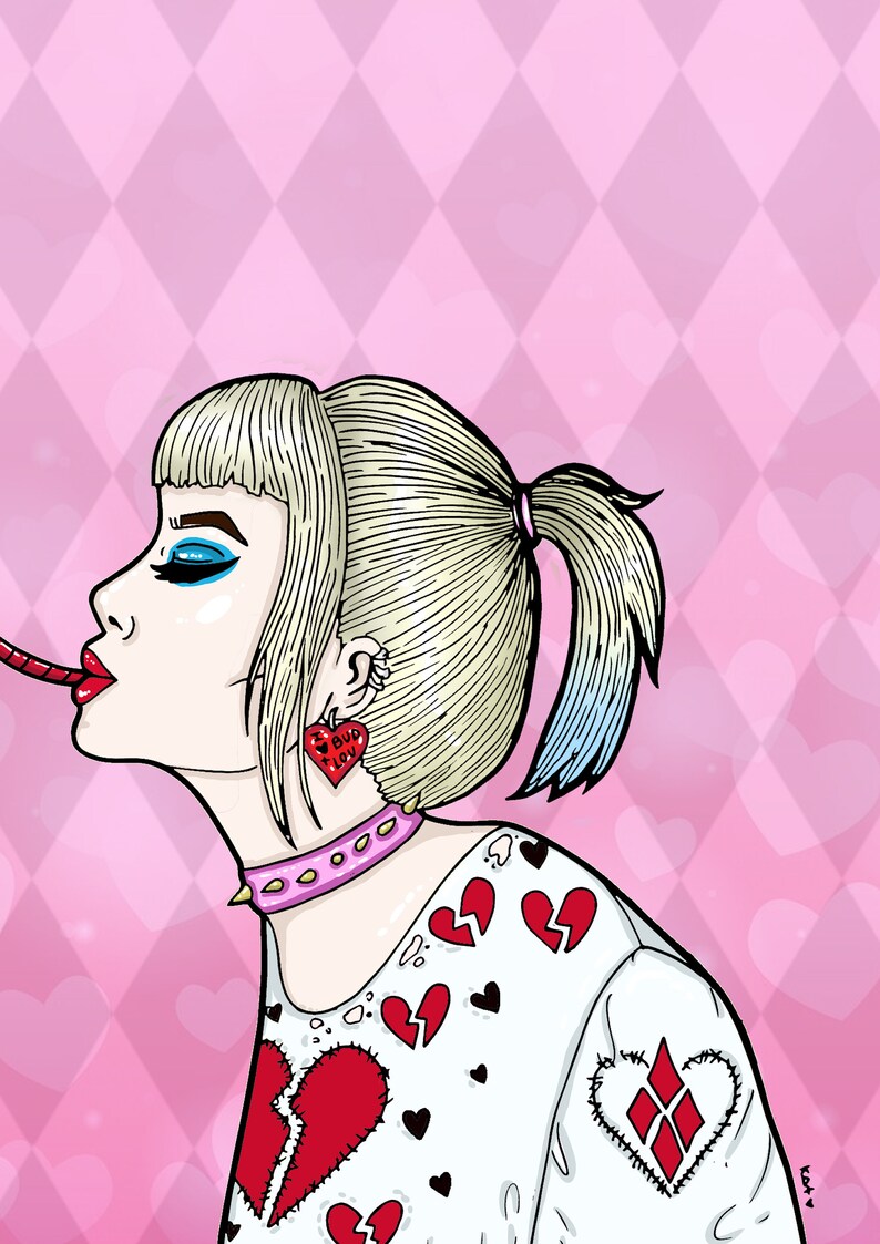 Harley Quinn Birds of Prey Bruce Hyena Twizzler | Etsy