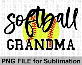 Download Softball Grandma Svg Etsy