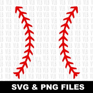 BASEBALL And SOFTBALL  STITCHES Svg And Png Files - For Cricut And Silhouette Designer, Printing Or Cutting, Sports Svg, Buy 3 Get 1 Free