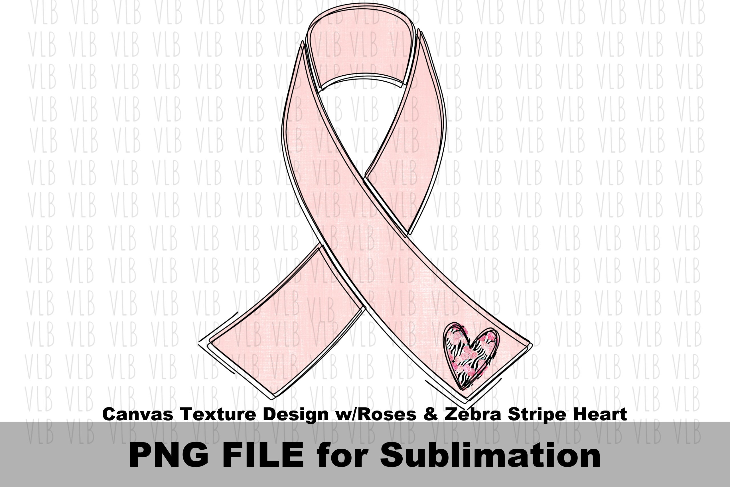 PINK AWARENESS RIBBON Png Breast Cancer Canvas Texture - Etsy