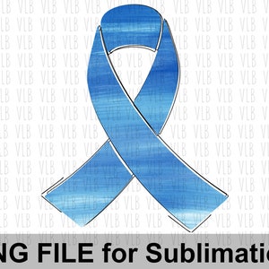 May include: A blue ribbon with a watercolor effect. The ribbon is tied in a loop and has a white outline.