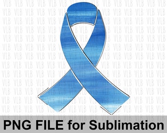 May include: A blue ribbon with a watercolor effect. The ribbon is tied in a loop and has a white outline.