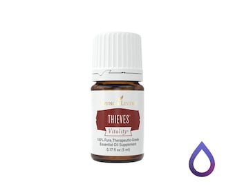 Thieves Essential Oil, 5ml, Vitality, Thieve, Young Living Essential Oils, Young Living, Essential Oils, Vitality, Aromatherapy, Food Grade,
