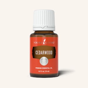 Cedarwood Essential Oil 15ml, Young Living, Sleep Support, Hair & Skin Care, Calming Woodsy Scent, Pure Aromatherapy, Cedar Wood, Nature