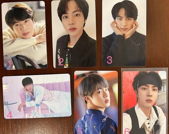 Official BTS Jin Kim Seokjin Photocards - Etsy
