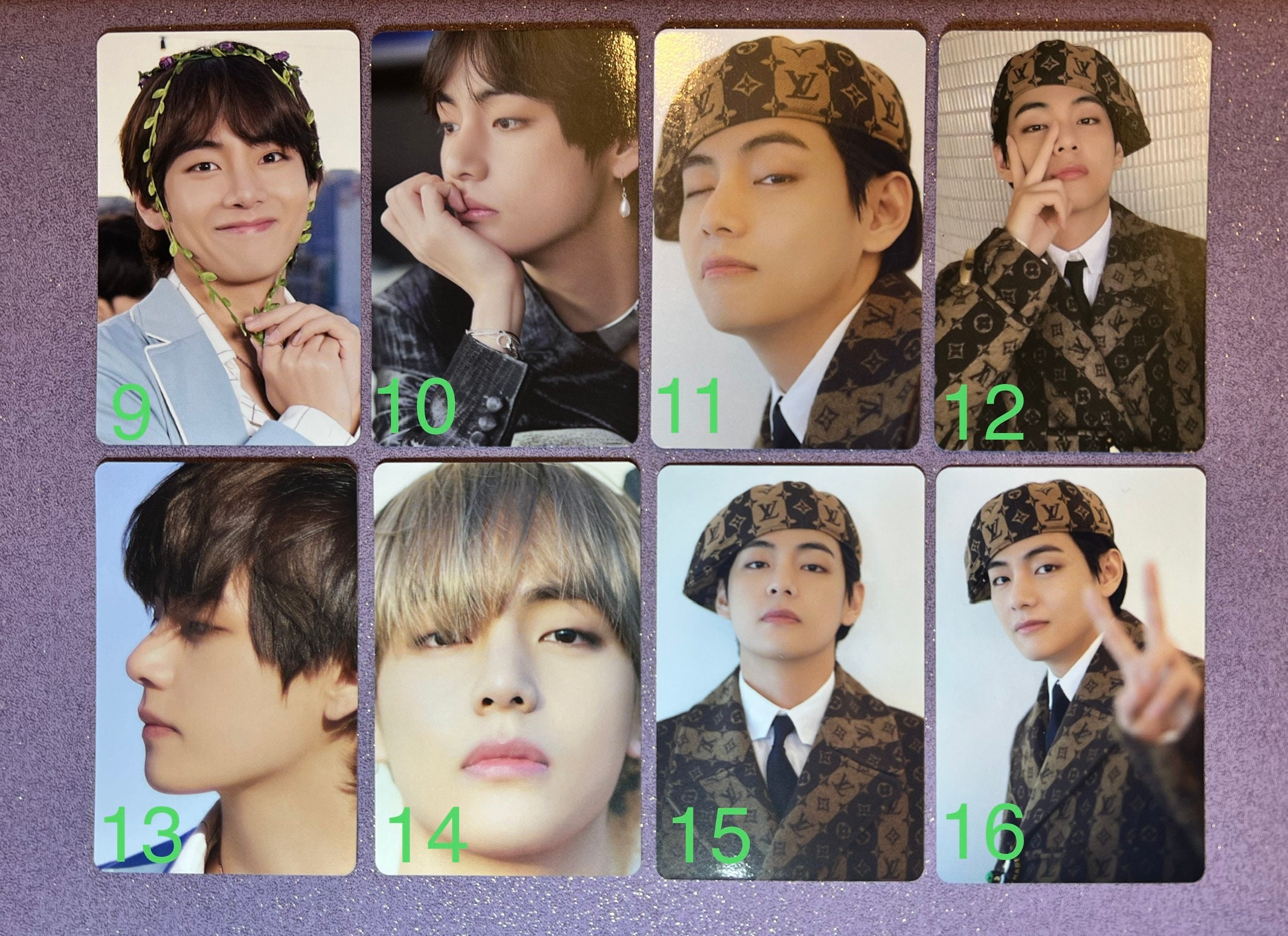 Official BTS V Kim Taehyung Photocards - Etsy
