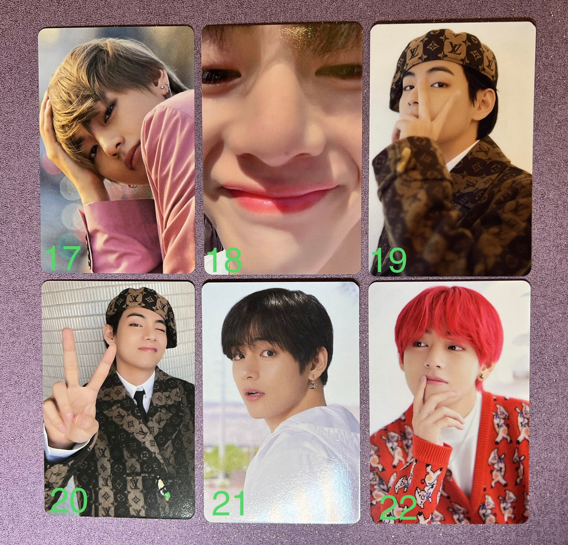Official BTS V Kim Taehyung Photocards - Etsy