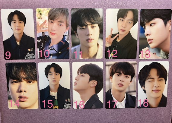 Official BTS Jin Kim Seokjin Photocards - Etsy