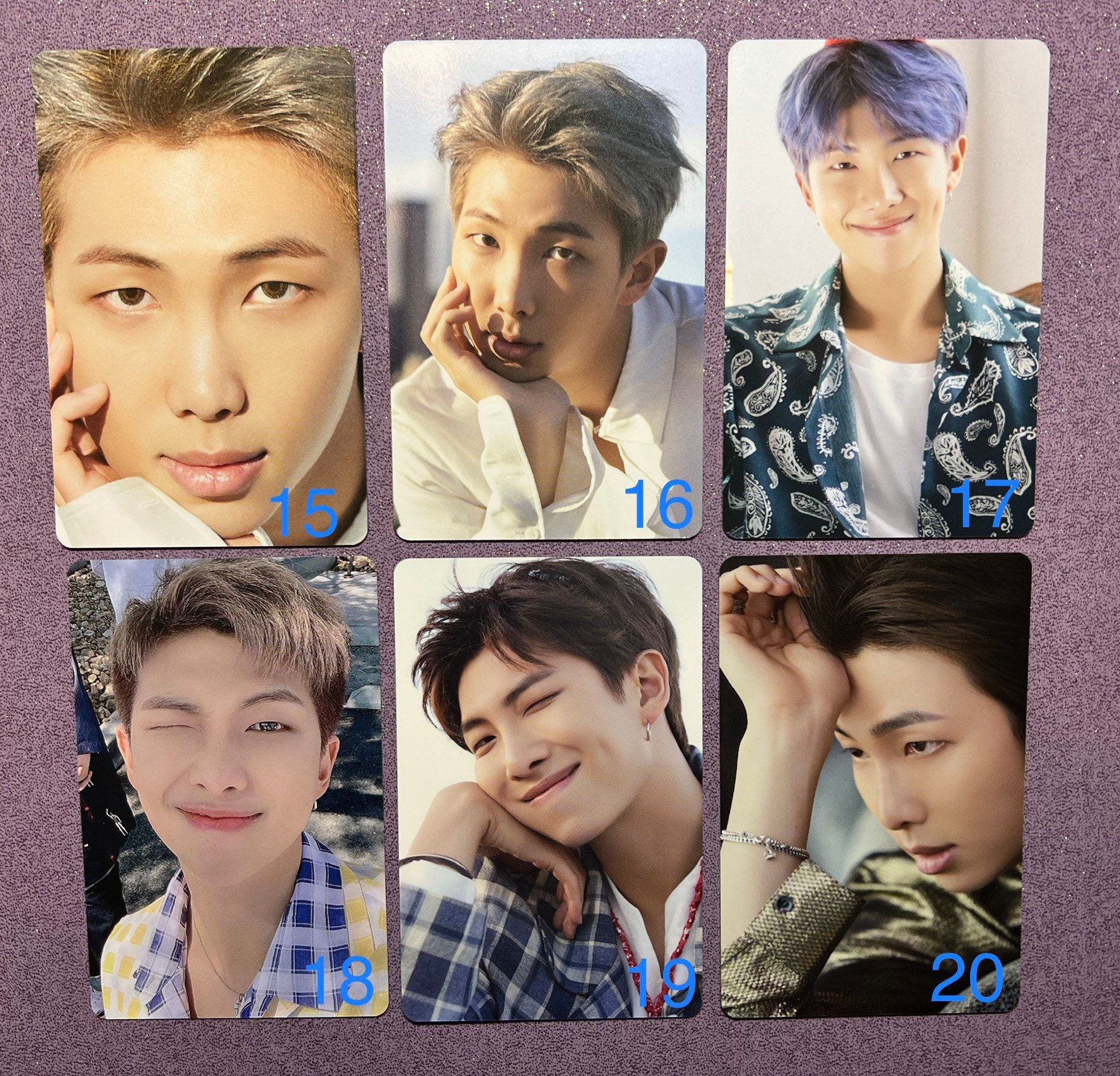 Official BTS RM Kim Namjoon Photocards - Etsy