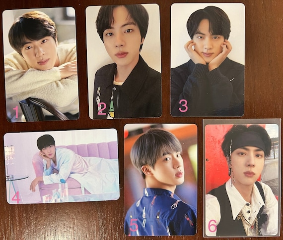 Official BTS Jin Kim Seokjin Photocards - Etsy