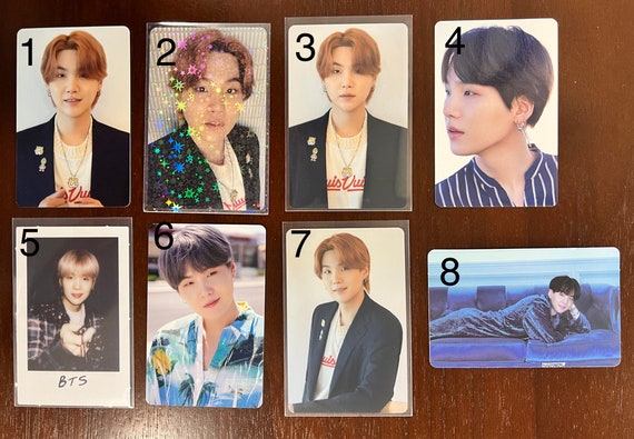 Buy Official BTS Suga Min Yoongi Photocards Online in India - Etsy