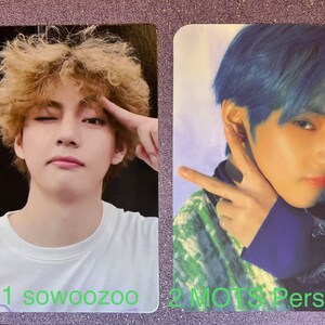 Official BTS V Kim Taehyung Photocards - Etsy