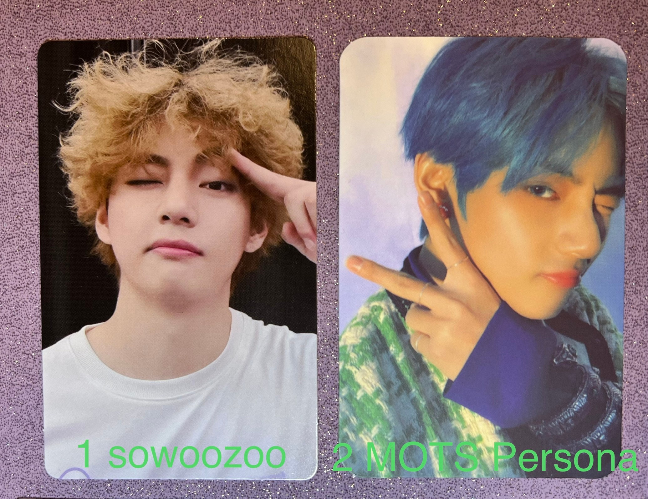 Official BTS V Kim Taehyung Photocards - Etsy