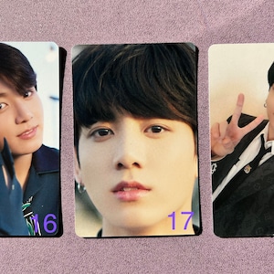 BTS Jungkook Photo-folio Photocards! Jungkook Photocards! BTS Photocards!  Hanmade Lomo Cards!!