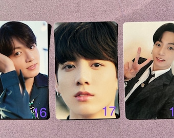 Officiële BTS Jungkook-fotokaarten