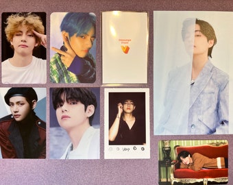 OFFICIAL BTS V Taehyung Layover Photocards - Etsy
