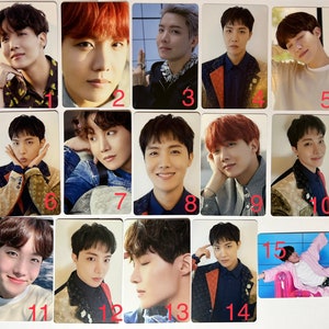 Tarjetas fotográficas oficiales de BTS J-Hope