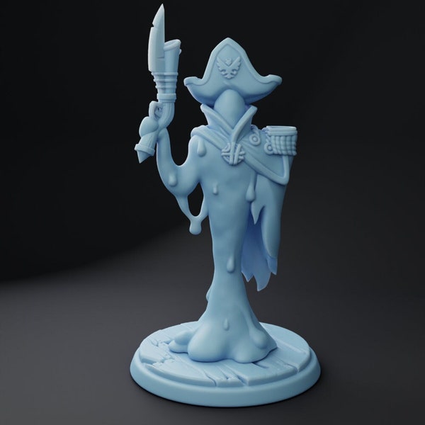 Plasmoid Captain Miniature | Twin Goddess Miniatures | Tabletop RPG Miniature | Roleplaying 3D Printed Fantasy Mini