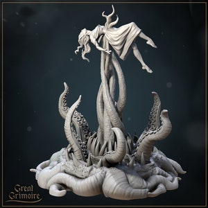 Ocean Sacrifice Miniature | Tabletop RPG Miniature | Great Grimoire | Roleplaying 3D Printed Fantasy Mini