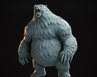 Bear | Tabletop RPG Miniature | Epic 'N' Stuff | Roleplaying 3D Printed Fantasy Mini