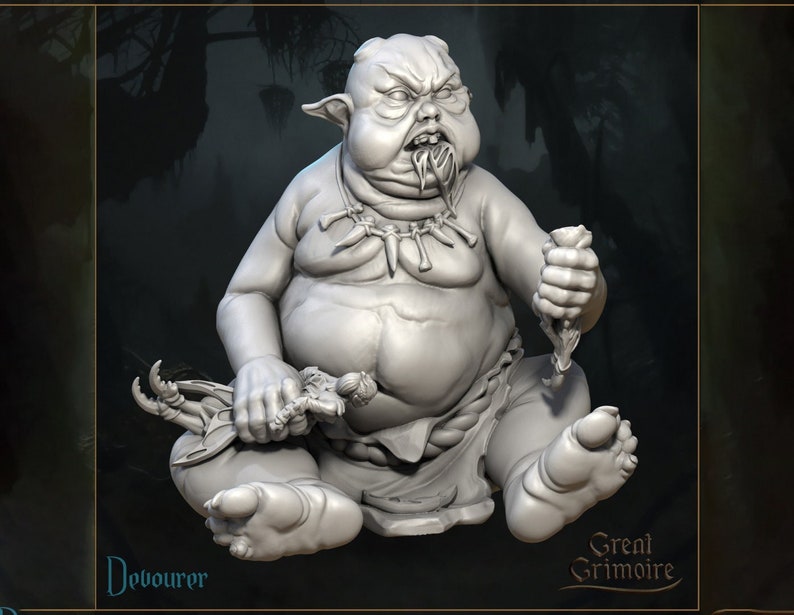 Devourer Miniature | Tabletop RPG Miniature | Great Grimoire ...