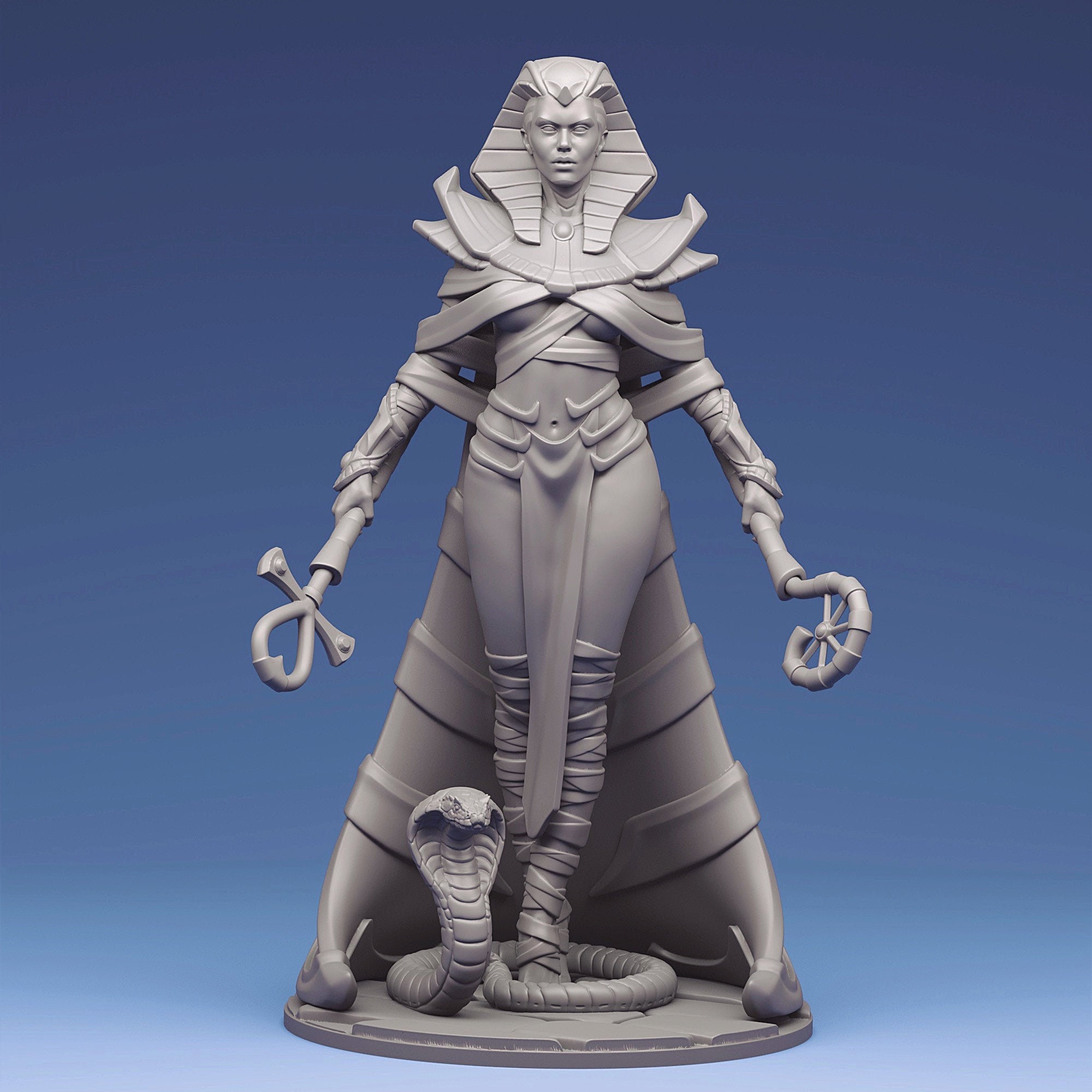 Egyptian Queen Miniature, Anck-su-namun Tabletop RPG Miniature Creature  Armory Roleplaying 3D Printed Fantasy Mini - Etsy New Zealand