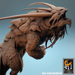 Kraken Miniature | Tabletop RPG Miniature | Rescale Miniature | Roleplaying 3D Printed Fantasy Mini