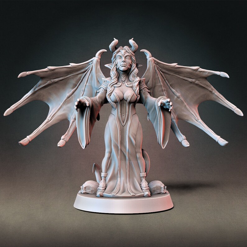 d&d tiefling sorcerer miniature