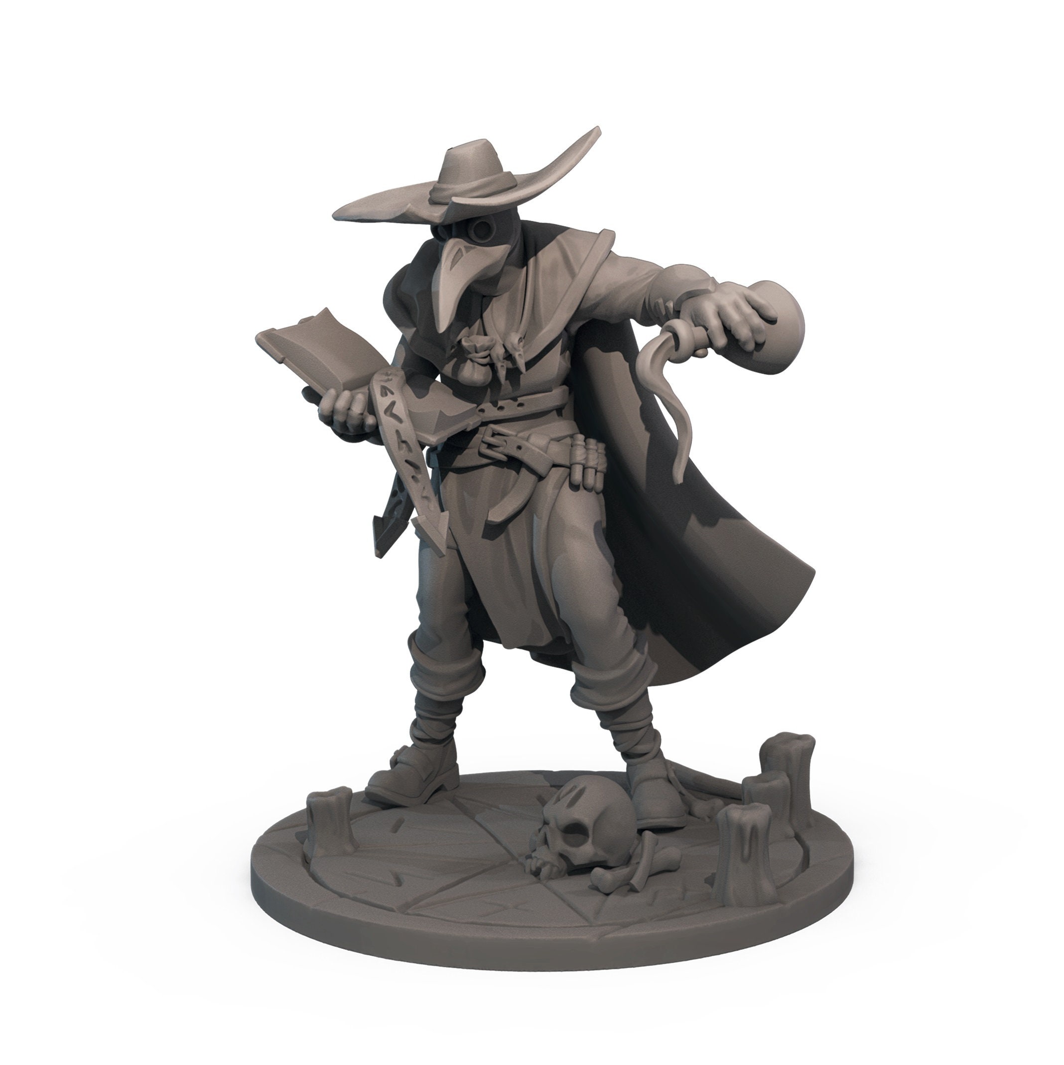 Dr Corvus • Plague Doctor • Fantasy • NPC • RPG • Pathfinder • Tabletop Gaming • D&D Dungeons and Dragons • Wargame • Great Grimoire