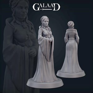 Queen Miniature | Tabletop RPG Miniature | Galaad Miniatures | Roleplaying 3D Printed Fantasy Mini