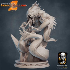 Aboleth Miniature | Tabletop RPG Miniature | Javier Txiki Tejedor | Roleplaying 3D Printed Fantasy Mini