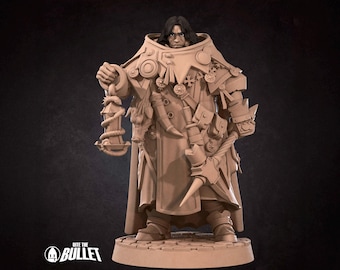Thaumaturge Miniature | Tabletop RPG Miniature | Bite the Bullet | Roleplaying 3D Printed Fantasy Mini