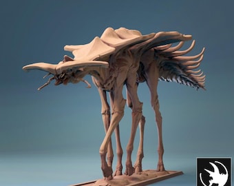 Trilogira Miniature | Tabletop RPG Miniature | Rescale Miniature | Roleplaying 3D Printed Fantasy Mini