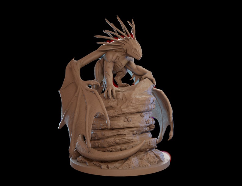 Coastal Quillback Tabletop RPG Miniature Dragon Trappers Lodge