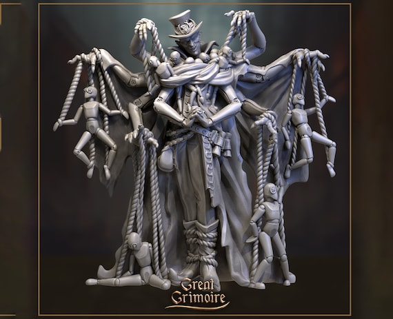 Puppet Master Miniature | Tabletop RPG Miniature | Great Grimoire