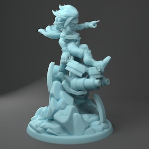 Goblin Artificer Miniature | Twin Goddess Miniatures | Tabletop RPG Miniature | Roleplaying 3D Printed Fantasy Mini