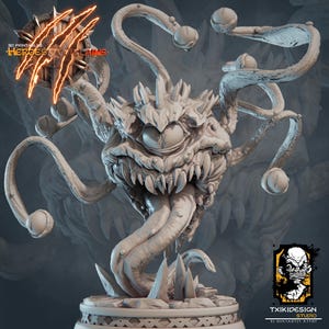 Tyrant Eye Miniature | Tabletop RPG Miniature | Javier Txiki Tejedor | Roleplaying 3D Printed Fantasy Mini