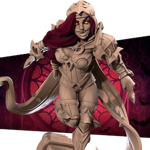 Vampire Rogue Miniature | Tabletop RPG Miniature | Bite the Bullet | Roleplaying 3D Printed Fantasy Mini