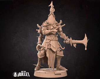Vampire Abomination Miniature | Tabletop RPG Miniature | Bite the Bullet | Roleplaying 3D Printed Fantasy Mini