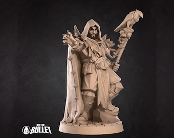 Prophet Miniature | Tabletop RPG Miniature | Bite The Bullet | Roleplaying 3D Printed Fantasy Mini