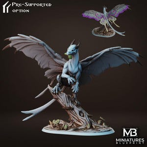 Fairy Dragon Miniature | Tabletop RPG Miniature | Miniatures Blueprint | Roleplaying 3D Printed Fantasy Mini