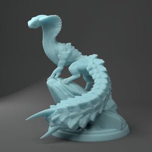 Sand Snake Miniature | Twin Goddess Miniatures | Tabletop RPG Miniature | Roleplaying 3D Printed Fantasy Mini