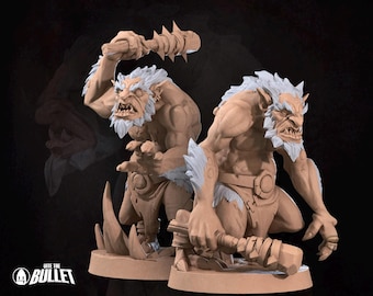 Troggs Miniature | Tabletop RPG Miniature | Bite the Bullet | Roleplaying 3D Printed Fantasy Mini