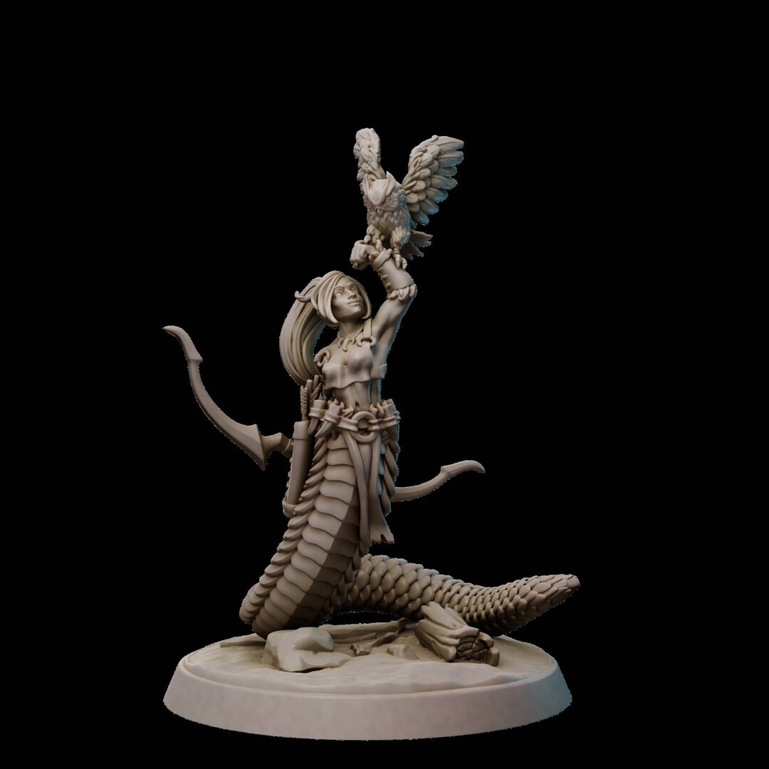 Spada Guerriera Femminile - Miniatura Galaad Per Dungeons And Dragons, Fantasy