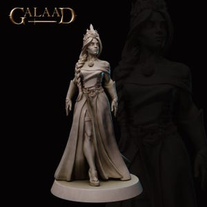Queen Miniature | Tabletop RPG Miniature | Galaad Miniatures | Roleplaying 3D Printed Fantasy Mini