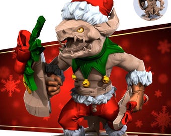 Kobold Warrior Miniature | Tabletop RPG Miniature | Bite the Bullet | Roleplaying 3D Printed Fantasy Mini