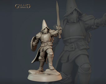 Vanguard Miniature | Tabletop RPG Miniature | Galaad Miniatures | Roleplaying 3D Printed Fantasy Mini