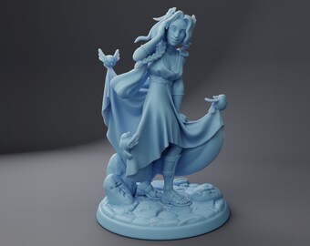 Goddess of Infatuation Miniature, Atolie | Twin Goddess Miniatures | Tabletop RPG Miniature | Roleplaying 3D Printed Fantasy Mini