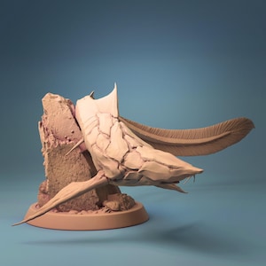 Placo Fish Miniature | Tabletop RPG Miniature | Rescale Miniature | Roleplaying 3D Printed Fantasy Mini