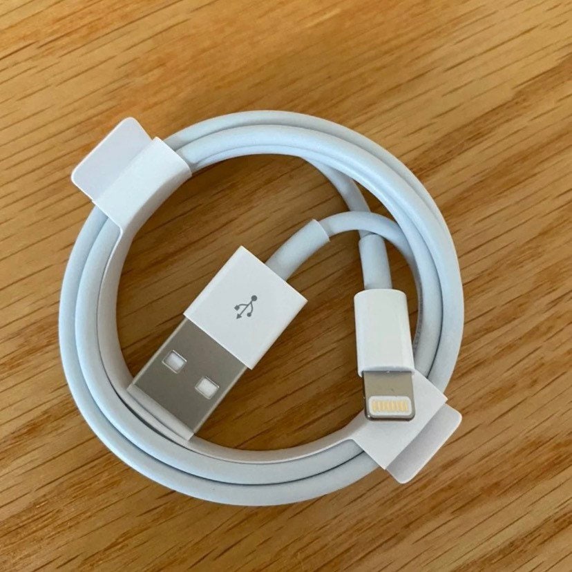 Genuine Apple iPhone Lightning Charger to USB cable White Etsy